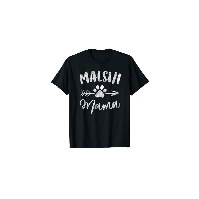 Malshi Mama Shirt Mal-shi Lover Owner Gifts Malt-tzu Dog Mom