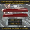 Dasbecan Left Right Rear Bumper Reflector Lamp Compatible with Acura