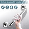 AstraLoom 2 Pack 11.81in/30cm Stainless Steel Bathtub Shower Toilet Safety