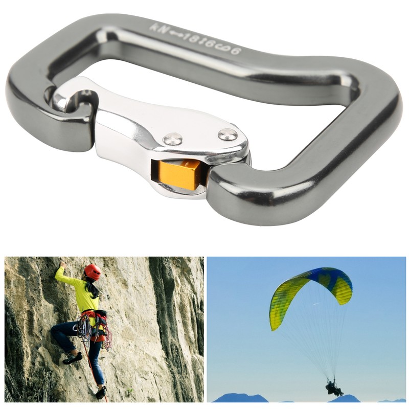 Outdoor Climbing Parachute Master Lock Carabiner Dedicated Paraglider Main Hook