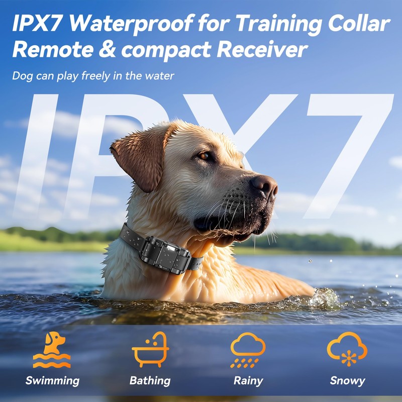 Dog Shock Collar 2 Dogs (15-120Lbs) - 5280FT Dog Training