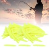 2 Bag Rubber Fishing floats Floating Fish Drift Flat Tail