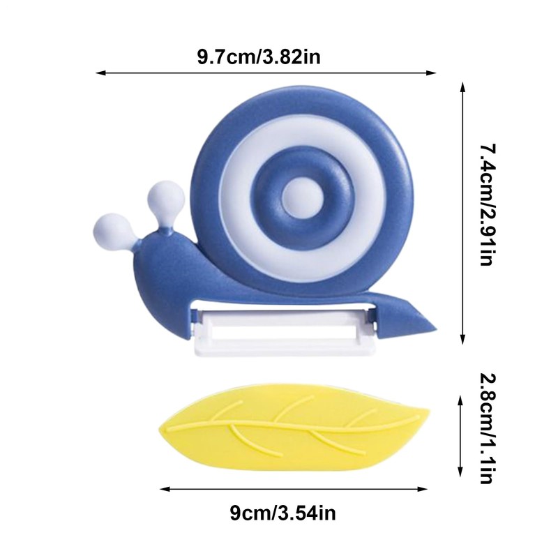 Cucumber Peeler | Manual Carrot Peeler Snail-Shaped | Ceramic Fruit