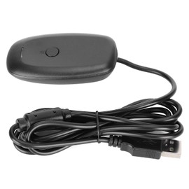 Depisuta Adaptador Inalámbrico de Receptor de Juegos USB, Receptor de PC, Controlador de Juegos, Adaptador Inalámbrico, Consola para Micro Soft 360, PC de Escritorio, Portátil,