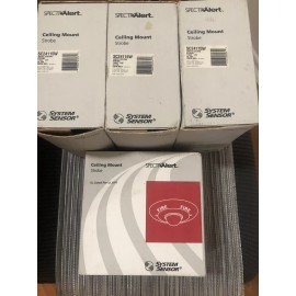 System Sensor SPECTRAlert SC24115W Ceiling Mount White 115 Candela Strobe