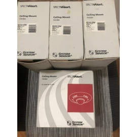 System Sensor SPECTRAlert SC24115W Ceiling Mount White 115 Candela Strobe