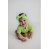 Three Little Tots- Waffle Knit Knotted Headband (Lime Green)
