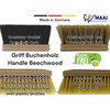 MAAJ Broom 30 cm Made of Natural Wood Stuffed with