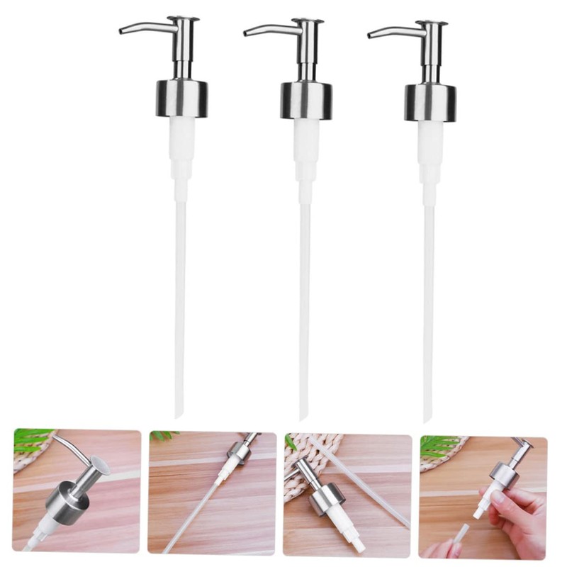 KONTONTY Pp Stainless Steel Lotion Bottle Pump Head Soap Dispenser