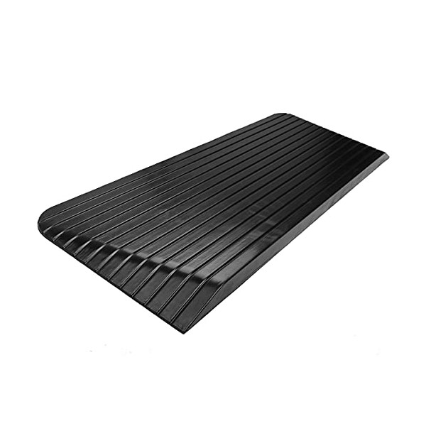 Speedmax 3" Rise Solid Rubber Threshold Ramp for Wheelchair Scooter