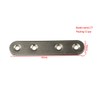 Stainless Steel Corner Bracket Flat Straight Plate Joint Connector Pack