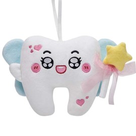 Yulefly Tooth Fairy Pillow Plush Doll for Girls Lost Teeth Gift Keepsake