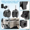 BBQration 70360 Locking Caster with Insert for Weber Spirit E-310