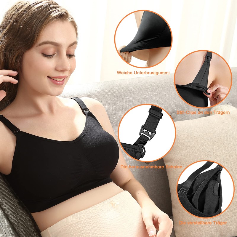 iloveSIA Hands-Free Pumping Bra - Adjustable, Comfortable and Supportive for
