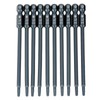 10 Pieces T10 Torx Bit, Torx Screwdriver Set, 100 mm