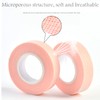 6 Rolls Eyelash Tape,Adhesive Fabric Eyelash Extension Tape,Breathable Micropore Fabric
