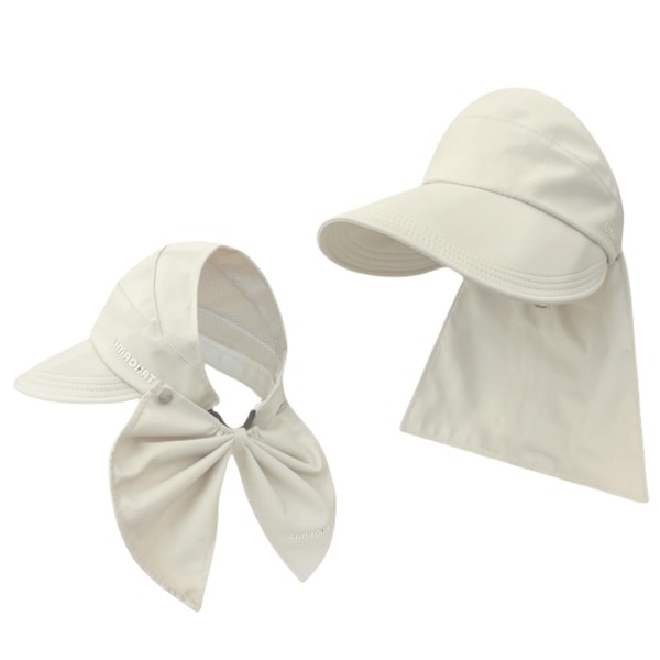 Weuiean BBKY-68 Women's Hat, 3-Way Multi Style, Neck Flap, Removable