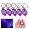 MODOAO Mini LED UV Key Fob Black Light Torch UV