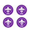 Set of 4 x Scouts Iron on Screen Print Transfer