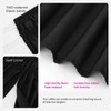 RIMELA Black Bed Skirts with Split Corners King Size 18