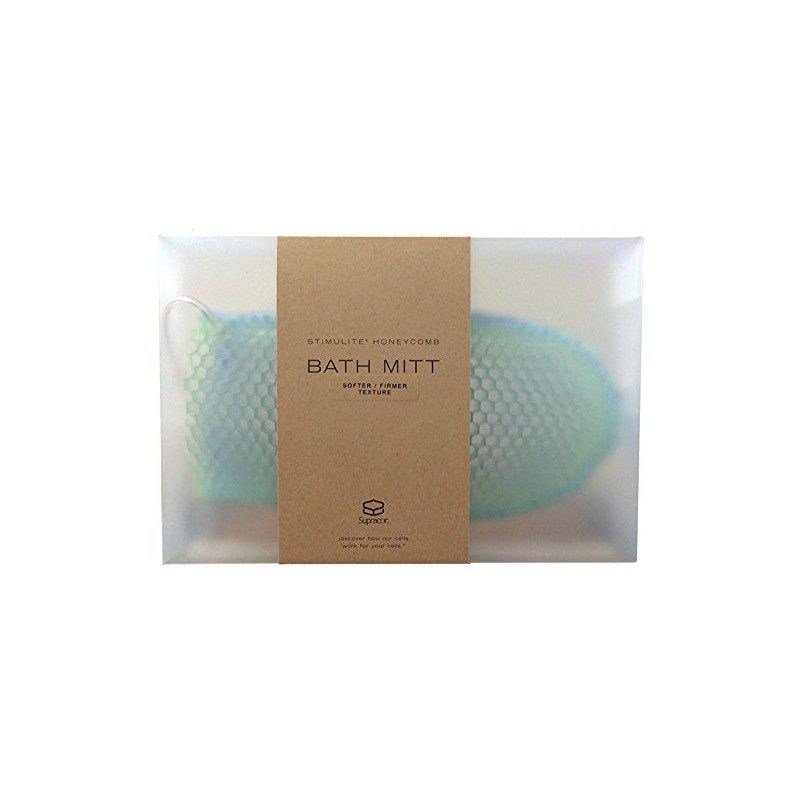 Supracor Stimulite Dual-Sided Bath Mitt - Lavender side (softer texture)