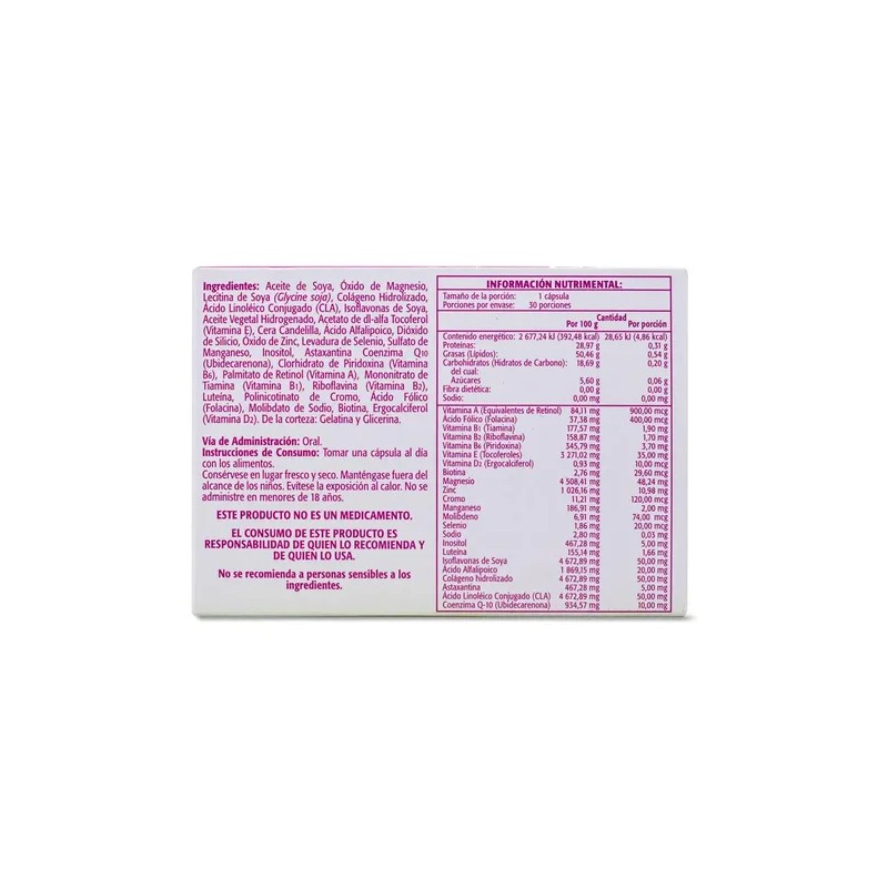 Rocavit Fem C30 Cápsulas Vitaminas Y Minerales