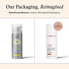 SkinMedica Essential Defense Mineral Shield SPF 32 Tinted Sunscreen for Face. This Lightweight, Facial Sunscreen is Ideal for Oily and/or Combination Skin, NEW PACKAGING, 1.7 Oz