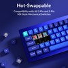 Keychron Q4 Wired Custom Mechanical Keyboard, 60% Layout QMK/VIA Programmable
