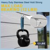 HONSNKS Vinyl Siding Hooks Hanger, Heavy Duty Stainless Steel Low