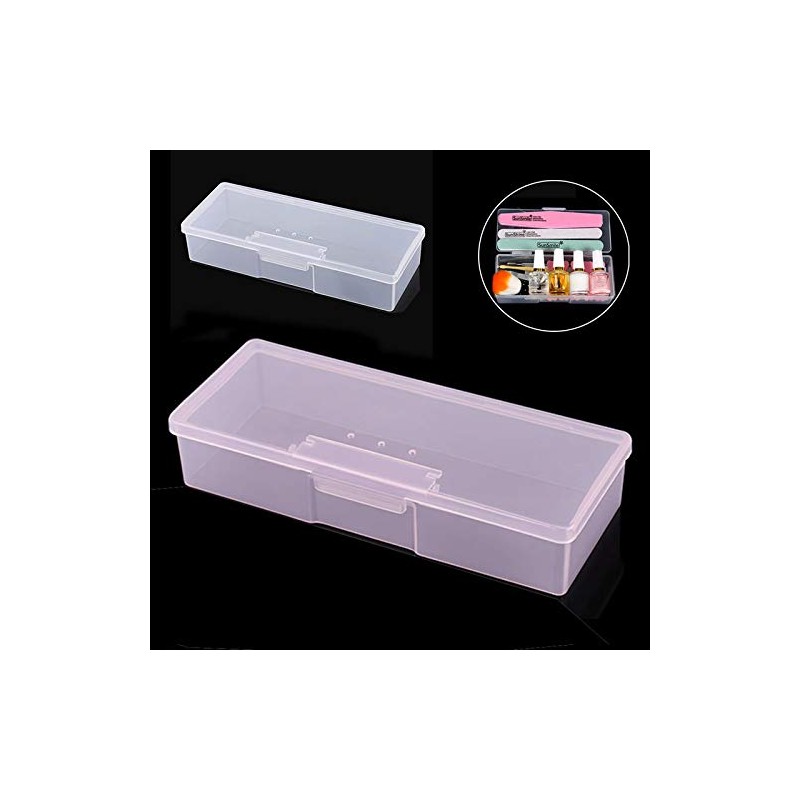 BNP Manicure Tool box Empty Transparent Clear Nails Manicure Tools