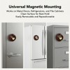 2 Pack Shopkeepers Bell for Door Opening, Magnetic Wood Doorbell