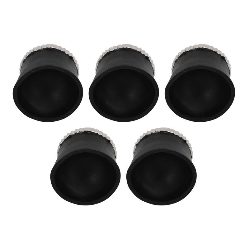 5 PCS Golf Ball Suction Cup Silicone Zinc Alloy Golf