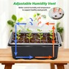 Bonviee 5-Pack Seed Starter Tray Seedling Kits,Plant Starter Kit with