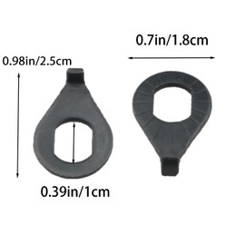 WELWIK 8PCS Bicycle Wheel Safety Washers Wheel Hub Clamp Hook Retainer Washers Folding Hook Spacer for Mountain Road Bikes MTB Front and Rear Axle Wheels Black