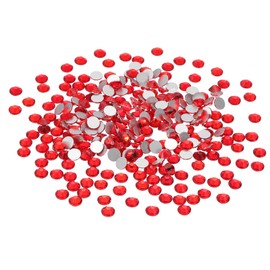 PATIKIL SS30 288 Pieces Rhinestones for Crafts and Rhinestones for Crafts, Costumes, Make-Up (Red)