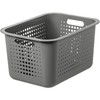 SmartStore 13L Recycled Plastic Storage Basket with handles - Taupe