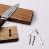 hecef 6 Inch (15 cm) Magnetic Knife Strip, Acacia Wood