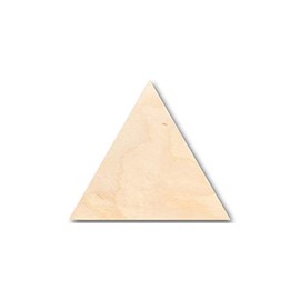 Unfinished Wood Triangle Shape Craft up to 46" DIY 5" / 1/8"