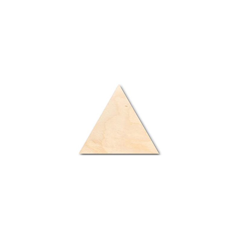 Unfinished Wood Triangle Shape Craft up to 46" DIY 5"