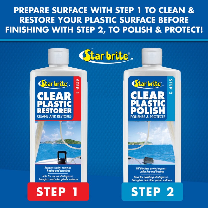 STAR BRITE Clear Plastic Polish - Step 2 - Ultimate