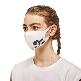 LOOKA TinyTAN Protective Fashion Face Mask. MIC Drop Badge Fashion Mask Jin (Small Medium)