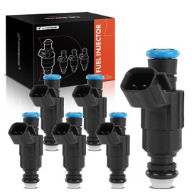 A-Premium Set of 6 Fuel Injectors Compatible with Jaguar S-Type 2000-2008 & Lincoln LS 2000-2003, 3.0L, Replace# XR83352