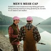 Xinveen Men's Mesh Cap Breathable Summer Newsboy Hat Adjustable Beret