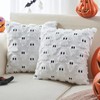 GDEMXOAN White Ghost Pillow Covers Set of 2 – Spooky