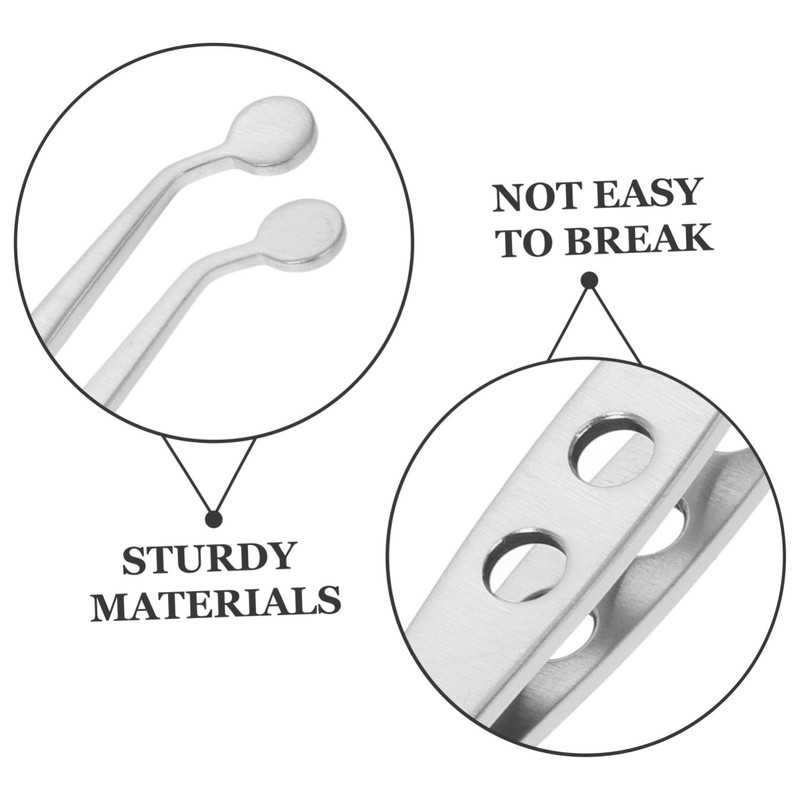 Ipetboom Gland Massage Tweezers Eye Remover Tool Eyelid Tweezers Round