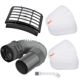 Aymthgt Vacuum Hose Filter Replacement Part Compatible for Shark Navigator Lift-Away NV350 NV351 NV352 NV355 NV370 UV440, 1 Nozzle Hose + 2 Pre-Felt + 1 Hepa Filter, Replace #193FFJ & XHF350 & XFF350