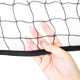 Aoneky 32ft/21ft/15ft Red Portable Volleyball Net for Beach Pool (32ft)