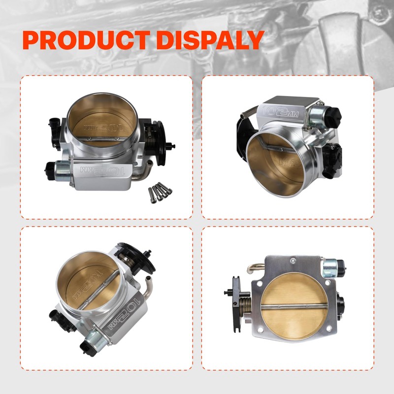 Talynx 102mm Throttle Body Assembly with TPS IAC for GM
