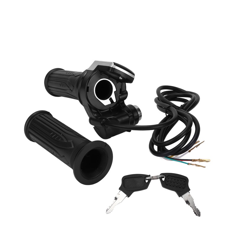 24V HalfTwist Throttle Grip LED Power Indicator with 2 Keys