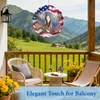 United States 250th Anniversary Decoration, Eagle Patriotic Wind Spinner